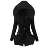 European Size Women's Mid-length Hooded Cotton Parka Coat - Winter Warmth