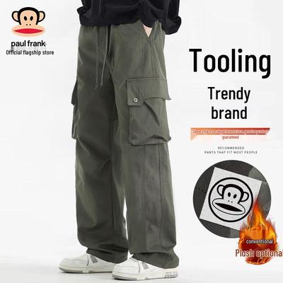 Men's American Retro Loose Fit Straight-Leg Cargo Pants