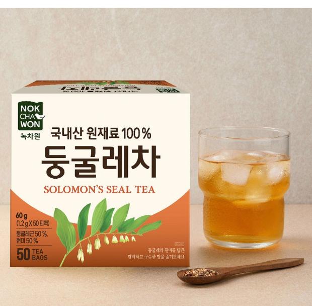 Pražený čaj z kořene Polygonatum pro každodenní hydrataci bez kofeinu