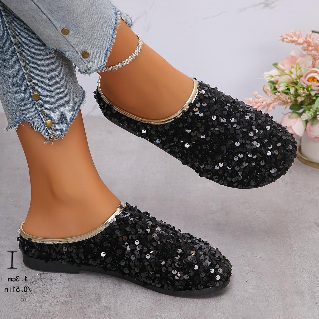 Módní dámské baleríny 2025 Nové letní svatební mokasíny Tenisky Dámské Krystaly Ploché Korejský styl Pantofle Pohodlné boty Mary Jane Dámské