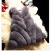 Autumn and Winter New Imitation Fox Fur Coat, Women's A-shaped Fur Vest Casual Thermal Vest