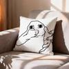 CartoonHCHamster Caveman   Pillow Case Pattern Printed Pillowcase For Living Room Sofa Cushion Cover