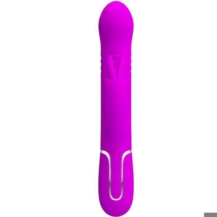 Pretty love - vibrateur coale rabbit perles violet -