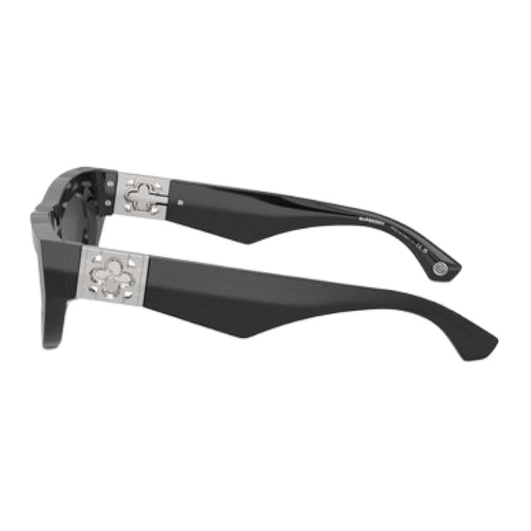 Burberry Graphic Acetate Cat Eye Irregular Sunglasses Women's Black