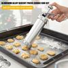 Aluminium Zinc Zinc Alloy Cookie Machine Mold 4 Nozzles DIY Biscuit Maker Cookie Press Kit  Bakery Shop