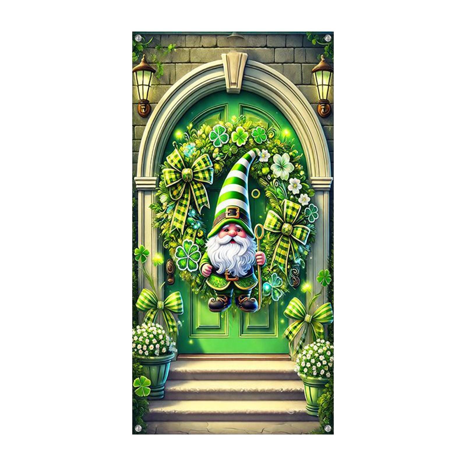 

Баннер ко Дню Святого Патрика, фоны для украшения двери ко Дню Святого Патрика, фоны для украшения вечеринки One Size