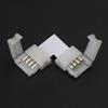 No Soldering Led connectors 4 Pin T/L/X Shape 90 Degree Corner connectors Solderless LED Strips Connectors Easy to Use