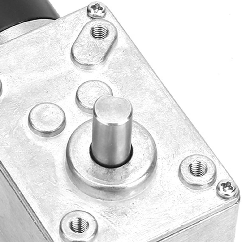 Hohes Drehmoment Reduzierte Geschwindigkeit Elektromotor Reversibler Schneckengetriebemotor 8mm Welle 12V Reversibler Schneckengetriebemotor 10-400 U/min