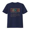 Farming Noun Definition Funny Farmer Farm Lover S T Shirt Vintage Washed Soft Designer Clothes Unisex Homme