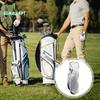 Copertura antipioggia pieghevole per sacca da golf - Impermeabile e antipolvere, copertura antipioggia trasparente in PVC, resistente, per golfisti donne uomini