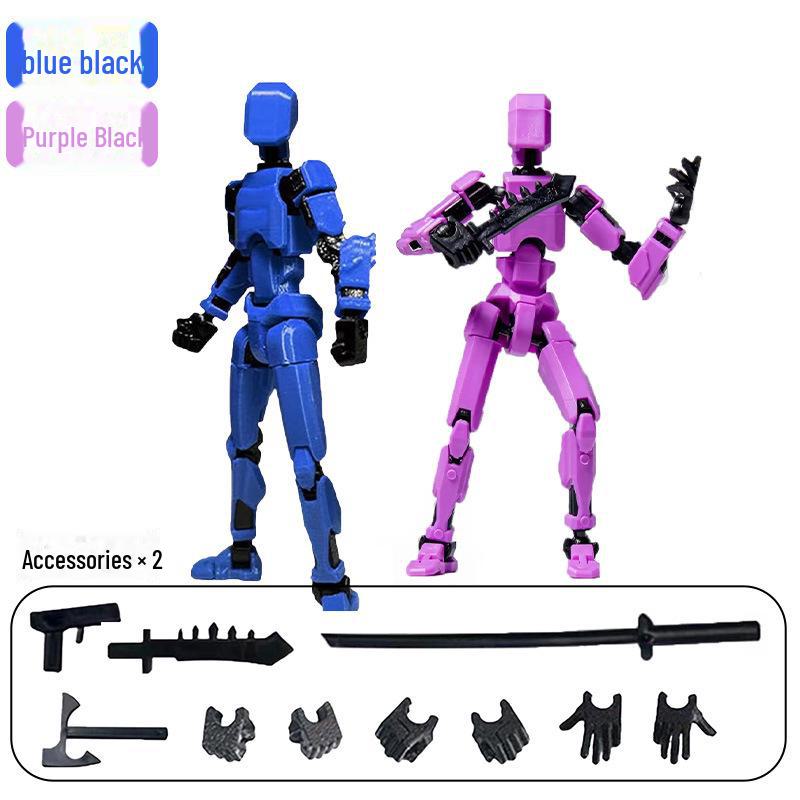 3D Movable Jointed Children's Dolls - Decompression Toy