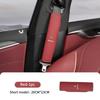 Hub Caps Leather Car Safety Belt Shoulder Cover Protection Padding Pad For Alfa Romeo 159 Giulietta Giulia 147 Mito 156 159 166 CVP1