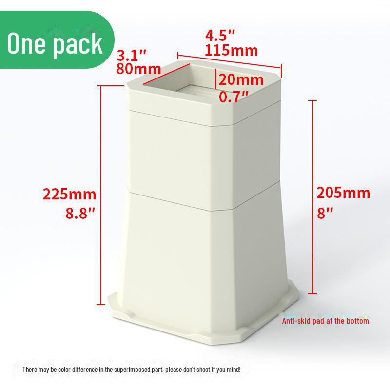 Heightening Pads and Blocks for Furniture: Table, Bed, Sofa, Coffee Table, Wear-Resistant Leg Extensions.