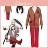Stylowy męski kostium cosplayowy z kapturem i spodniami Angels Of Death Isaac Foster Zack