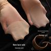 Women's Ultra-Thin Plus Size Anti-Snag Flesh-Colored Stockings for Summer with Peach-Enhancing Fit