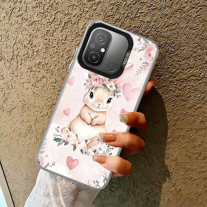 Cute Cartoon Bunny Rabbit Shockproof Phone Case for Xiaomi Poco X7 X6 X5 X3 Pro F7 Ultra M8 Redmi 15C 15 14C 13C 12C 10C 13 12 1