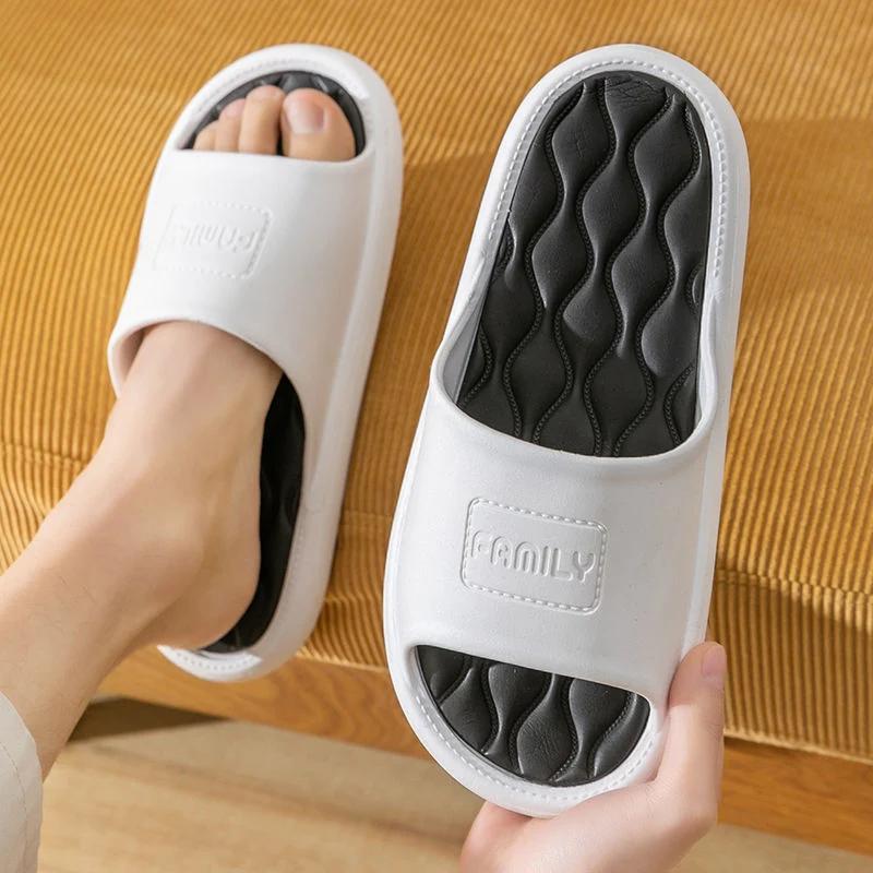 Mode Komfort Weiche Sohle Hausschuhe Damen Mode Mix Farbe Rutschfest Paar Hausschuhe Sommer Leichtgewicht Flacher Absatz Strand Zehensandalen