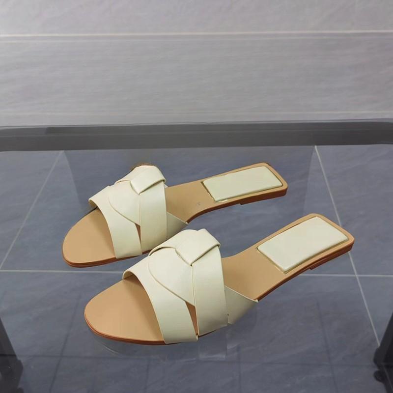 BCEBYL NEW Fashion Sexy Round Toe Flat Walking Shoes Sandals Casual Comfortable Beach Shoes Elegant Women's Slippers