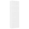 Bibliothèque - VIDAXL - 5 niveaux - Bois d'ingénierie - Blanc - 60x30x189 cm