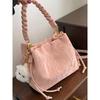Premium Niche Pink Bag Women's New Versatile Messenger Bag Fashion Handbag Bucket Bag