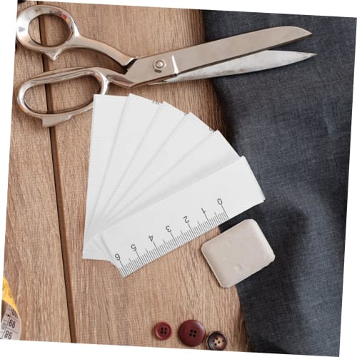 NUOLUX Disposable Tape Measures, 100 Pieces, 1 Meter Long Paper Tapes, Mini Digital Sewing Measuring Tapes, Fabric Measuring Tapes, Bulk Waist Metrics