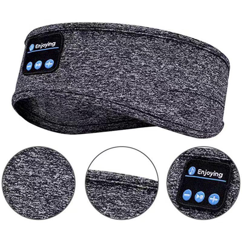 Fone Bluetooth sluchátka Sportovní náhlavní pás na spaní Elastická bezdrátová sluchátka Hudební maska ​​na oči Bezdrátová náhlavní souprava Bluetooth