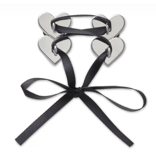 

Crocs Silver Heart Lace Gibbets Set FREE