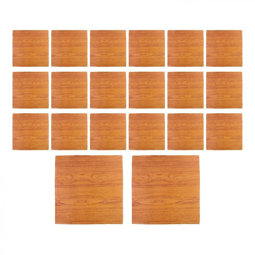 20 PCS 3D Tile Stone Brick Wall Sticker Soft Foam Panels