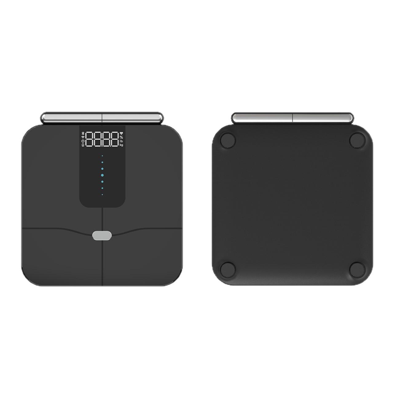Smart Bluetooth Body Fat and Weight Scale with Hidden LED Display