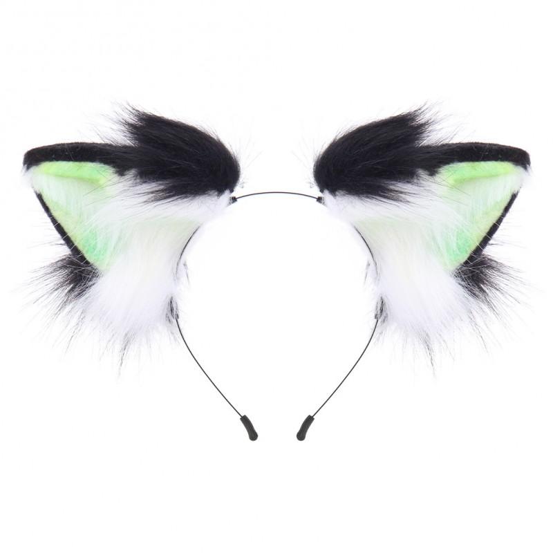 Adjustable Cat Ear Headband Women Girls Kawaii Anime Cosplay Accessory Handmade Animal Ears Hairband