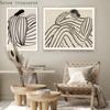 Abstract Lines Figure Poster Modern Simplicity Sofia Lind Wall Art Canvas Painting NordicPicture Fo Livingroom Home Decorposter