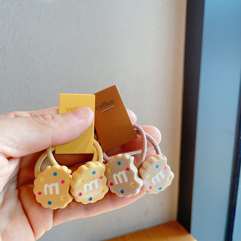 Children's Cute Candy Biscuit Elastic Hair Ties - Baby Hair Accessories
