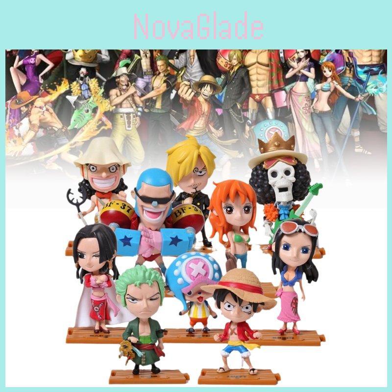 Large Pvc Figures Set Featuring Luffy Zoro Chopper And Boa Hancock For Collectors