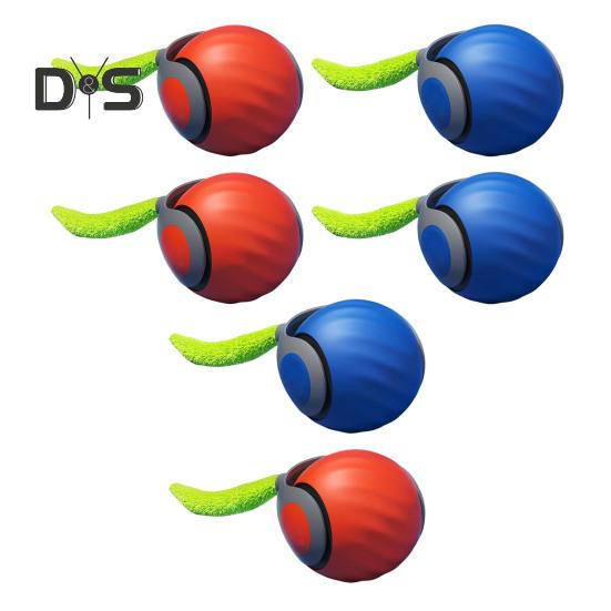 Jucărie interactivă cu bile pentru pisici, 2 bucăți, reîncărcabilă prin USB, cu două moduri de viteză, cu mișcare automată, jucărie inteligentă pentru pisici.