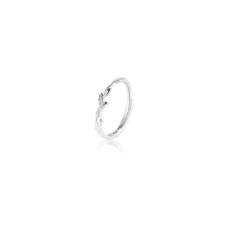 

Кольцо для пары из чистого серебра S999, пара колец INS Special-Interest Design Advanced Adjustable