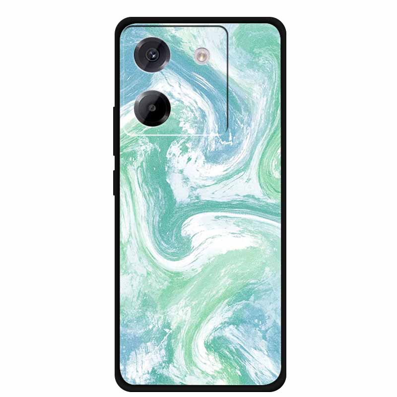 For Poco M7 Pro Phone Case TPU Soft Back Cover for Xiaomi Poco M 7 Pro 5G M7pro Silicone Funda Protector Floral Patterns Capa