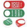 1pc Do Not Disturb Please Knock Signs Leather Door Sign Door Knobs Meeting Room Door Hanger Tags Label For Hotel Bar Mall