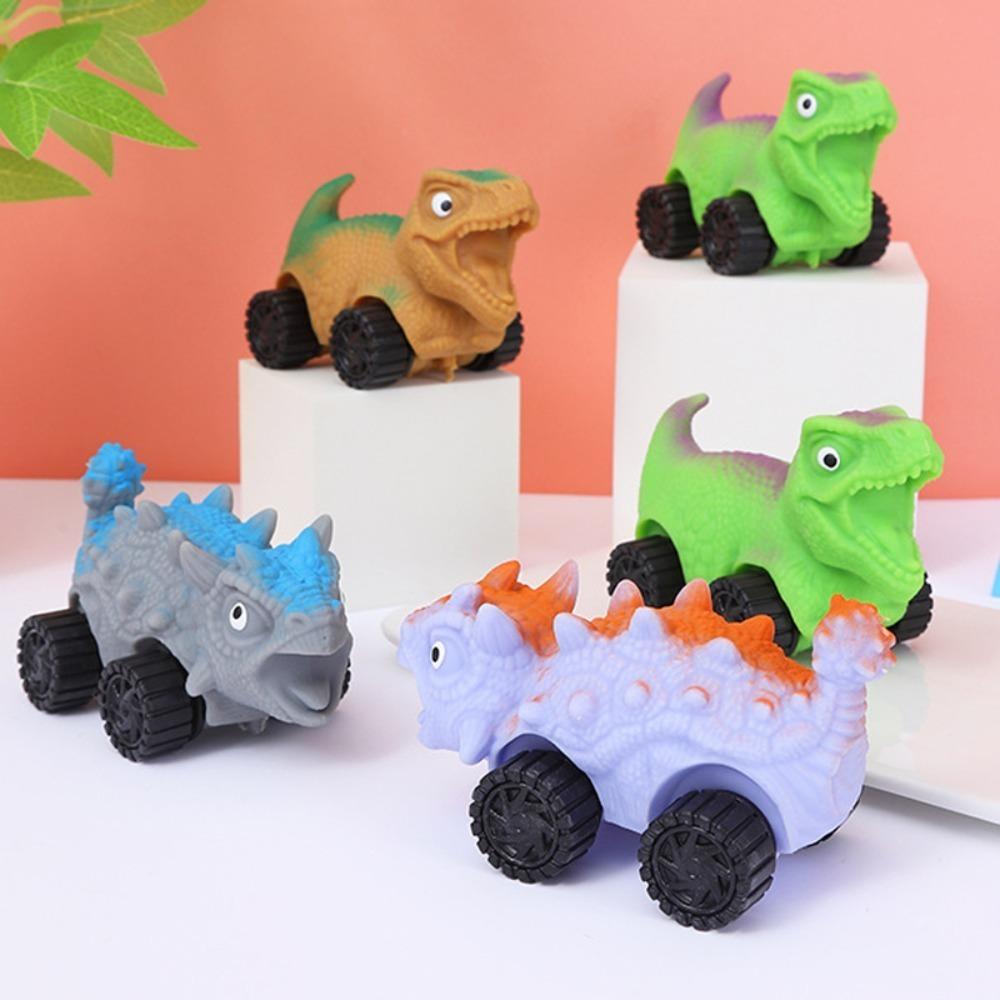 Stretchable Car Dinosaur Squeeze Toy High Elasticity Cute Pinch Toy  Practical Jokes