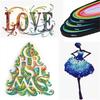 180Ocs 3/5/7/10mm Quilling Paper DIY Origami Creative Colorful Strips  Quilling Tools