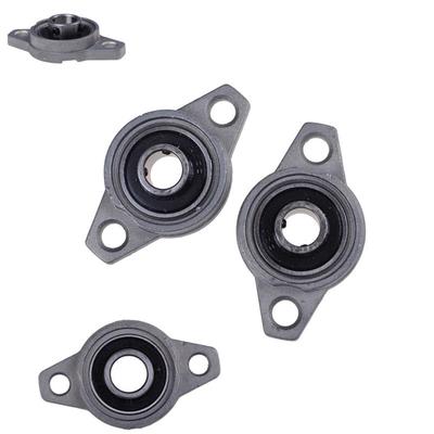 2 Adet 12mm Delik Çapı Kfl001 Yastık Blok Rulman Flanşlı Rhombik Rulmanlar