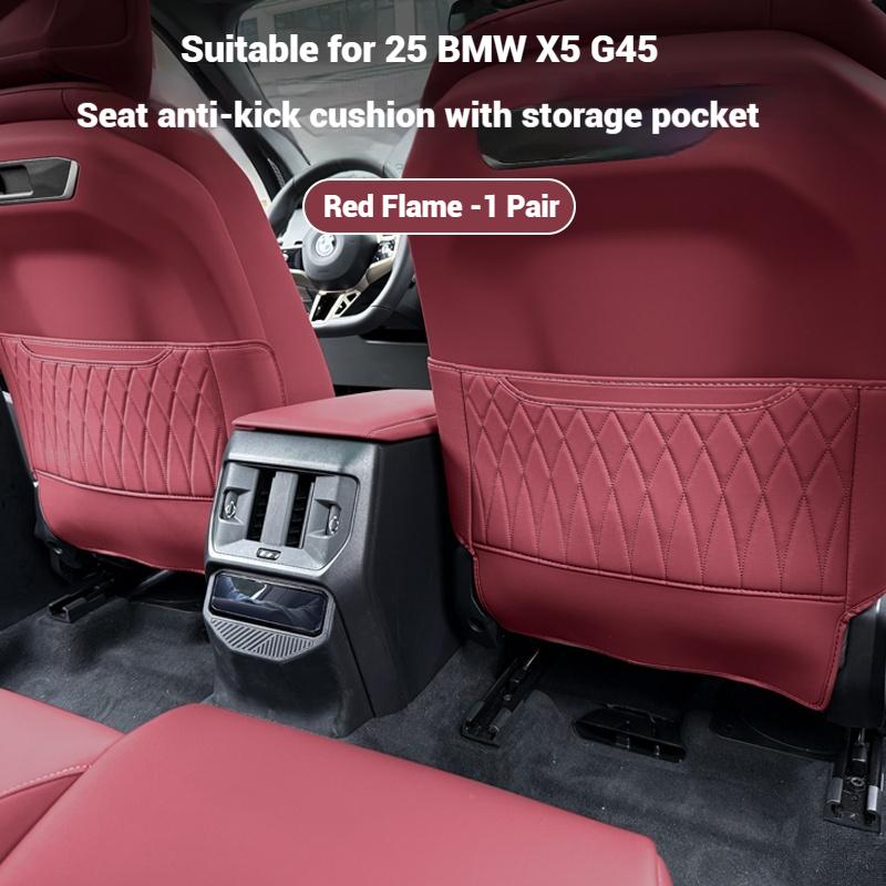 For BMW X3 2025 Car Seat Back Storage Rear Anti-Wear Backrest Anti-kick Pad Auto Accessorie Interior Accessories