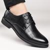Men's Business Dress Elevator Shoes Hollow Out Black Formal Wedding Shoes 6CM Height Increase Pointed Toe Casual Elegant Oxfords