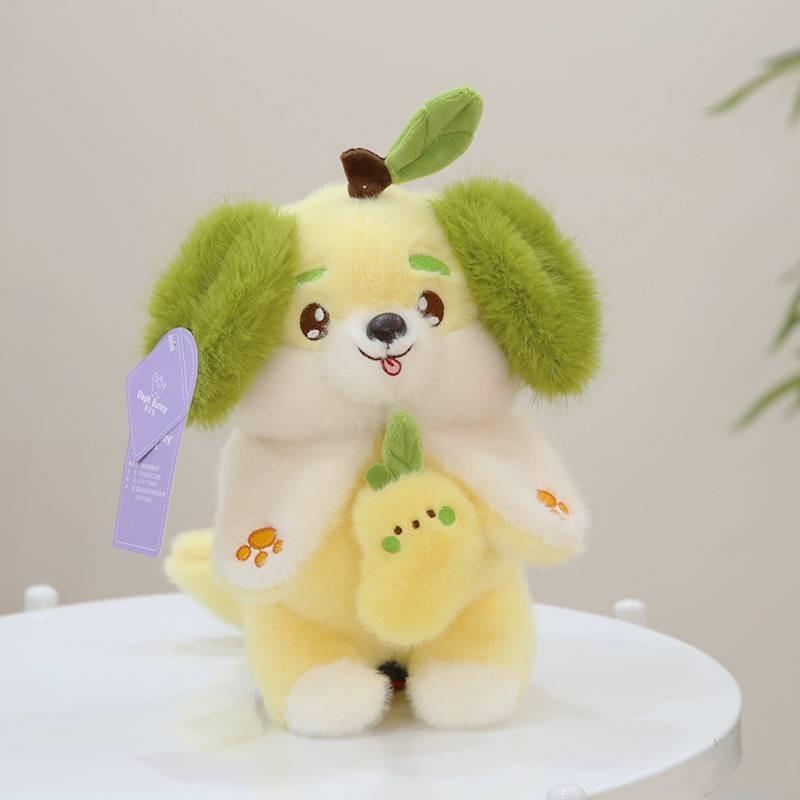 Adorable Mango Dog Plush Toy Super Soft Short Plush Stuffed Animal Doll Gift