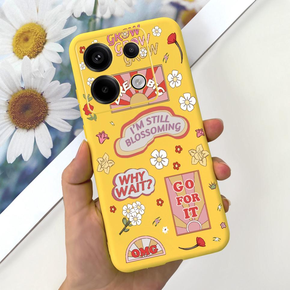 For Xiaomi Poco X6 Pro 5G Phone Case Xiaomi Poco M6 Pro 4G Back Cover Cartoon Cool Style Child's Coque Funda Soft Silicone TPU