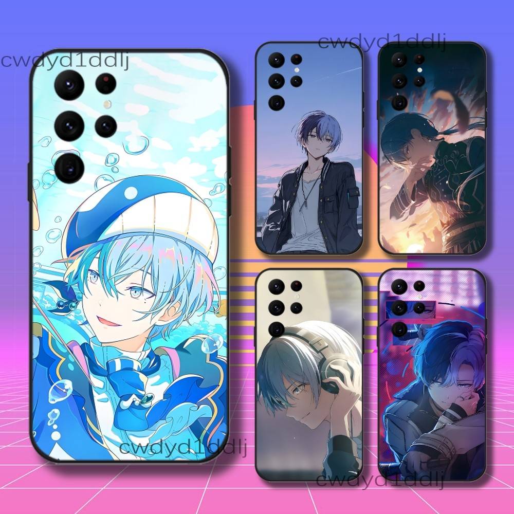 Toya Aoyagi P-Project SEKAI Phone Case For Samsung S10,S21,FE,S21 ,S26,S25,S24,S23,Ultra,S9,S22,Plus Black Shockproof TPU