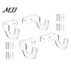 Acrylic Swords Holder Rack Wall Mounted Stand, Transparent Display Horizontal Holder, Stand Hanger with Screws and Expansion Tubes for