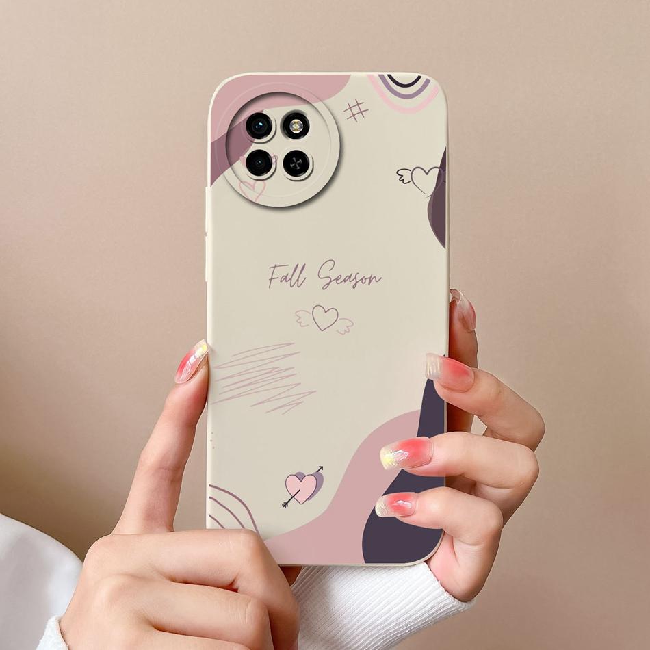 For itel S23 Plus Case Creative Design Soft Liquid Silicone Camera Protection Phone Cover For itel S 23 Plus S23Plus S23+ Funda