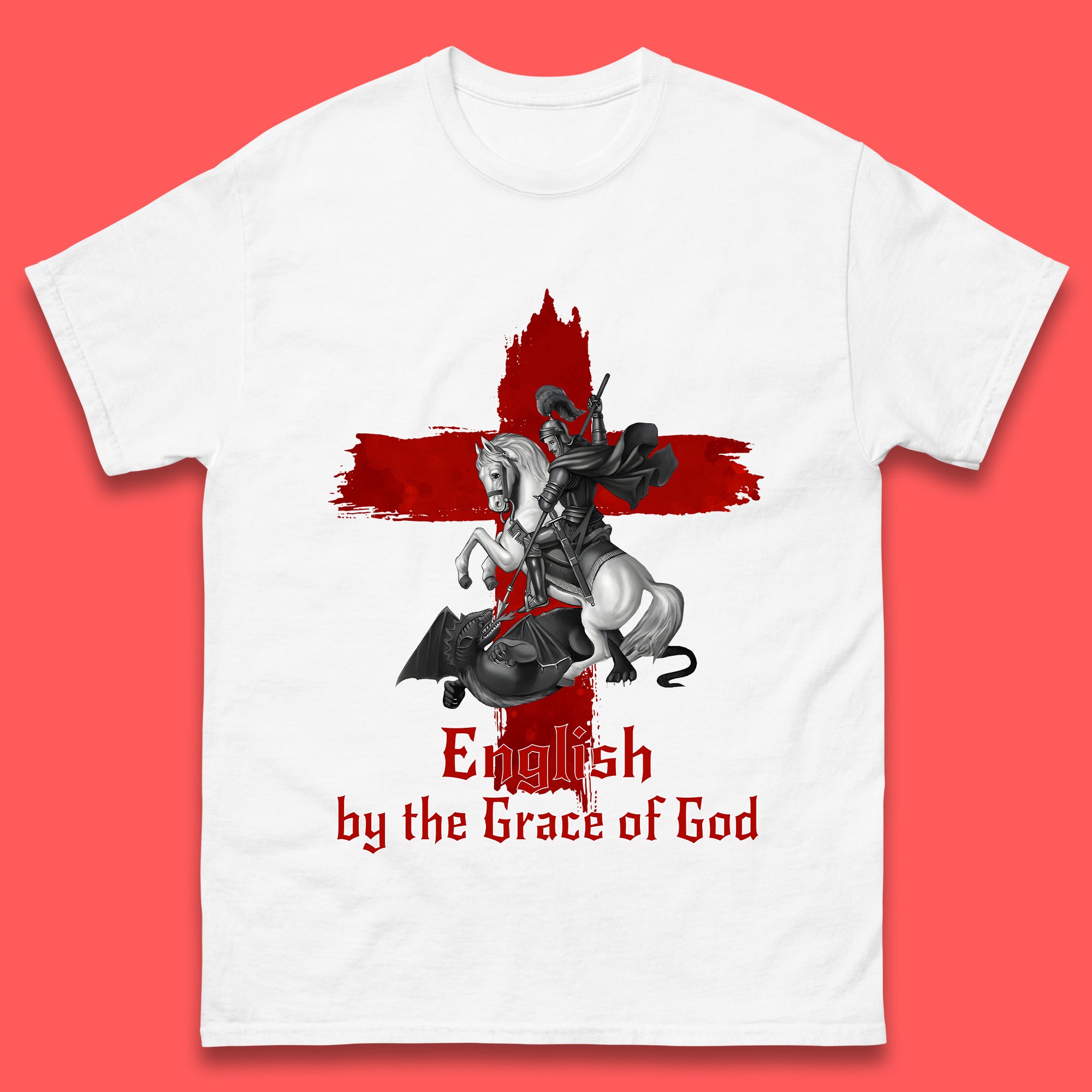 St George & The Dragon T-Shirt Womens Tops Tees S