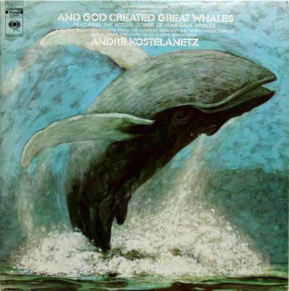 

Виниловая пластинка HOVHANESS ANDRE KOSTELANETZ And God Created Great Whales M30390 COLUMBIA MASTE 1971 США Классика Б/у