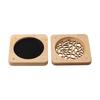 1PC Round Meditation Wood Censer Home Decor Hollow Out Study Room Accessory Aromatherapy Box Yoga Multiple Options Available